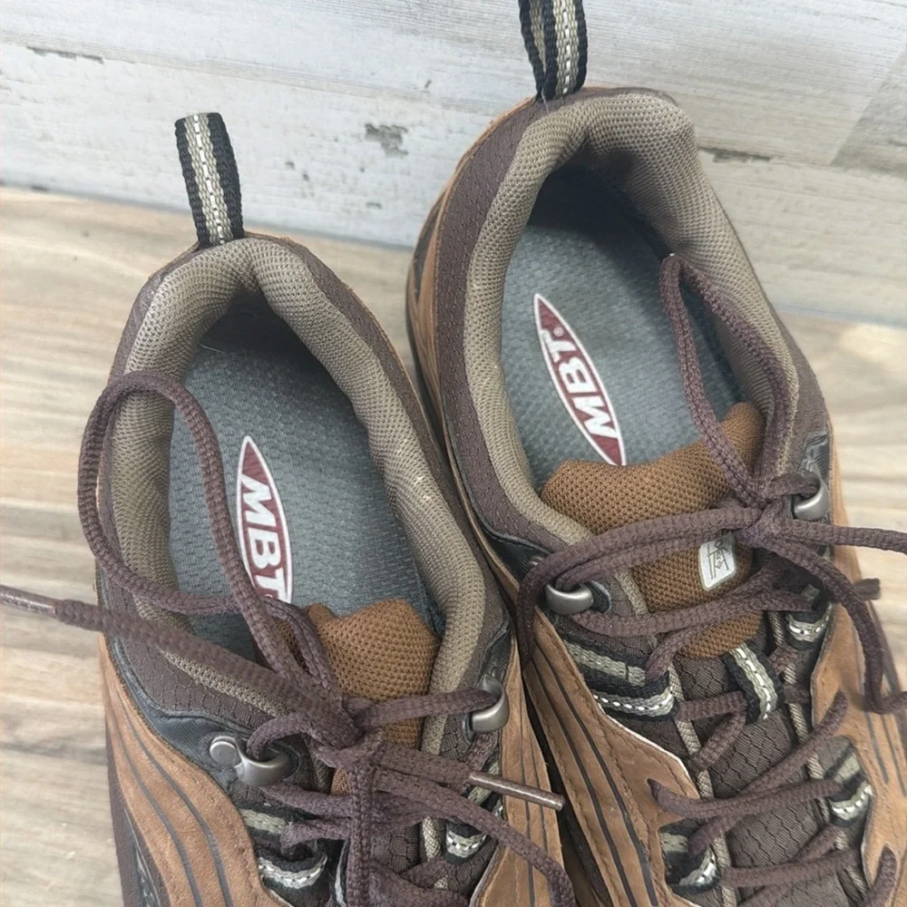 MBT Gore-Tex Shoes Mens Size 13 13.5 Brown Walking‎ Comfort Oxford Leather